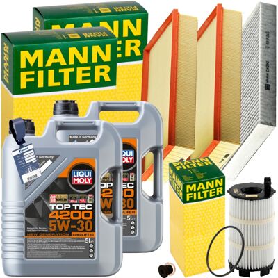 MANN-FILTER Mann Inspektionskit+10l Liqui Moly 5w-30 Öl Passend Für 4.2 Fsi Audi Q7 Touareg: Filter, Innenraumluft 1a First Automotive: C30218 1a First Automotive MANN-FILTER Mann Inspektionskit+10l Liqui Moly 5w-30 Öl Passend Für 4.2 Fsi Audi Q7 Touareg: Filter, Innenraumluft 1a First Automotive: C30218 1a First Automotive