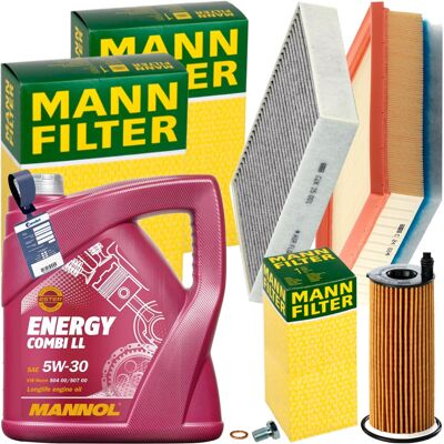 MANN-FILTER Mann Inspektionskit+5l Mannol 5w-30 Öl Passend Für Bmw 1er F20 116-25d 3er F30: Luftfilter 1a First Automotive: A63642 Amc Filter: Faf10527 Ap Xenergy MANN-FILTER Mann Inspektionskit+5l Mannol 5w-30 Öl Passend Für Bmw 1er F20 116-25d 3er F30: Luftfilter 1a First Automotive: A63642 Amc Filter: Faf10527 Ap Xenergy