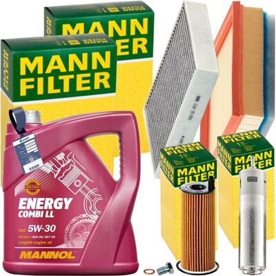 MANN-FILTER Mann Inspektionskit+5l Mannol 5w-30 Öl Passend Für Bmw 1er F20 116-25d 3er F30: Luftfilter 1a First Automotive: A63642 Amc Filter: Faf10527 Ap Xenergy MANN-FILTER Mann Inspektionskit+5l Mannol 5w-30 Öl Passend Für Bmw 1er F20 116-25d 3er F30: Luftfilter 1a First Automotive: A63642 Amc Filter: Faf10527 Ap Xenergy
