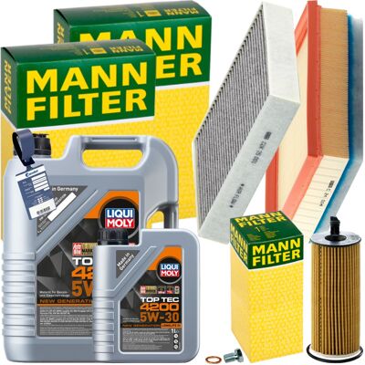 MANN-FILTER Mann Inspektionspaket+6l Liqui Moly 5w-30 Öl Passend Für Bmw 1er F20 3er F30 4er: Ölfilter 1a First Automotive: E50382 Amc Filter: To148 Ap Xenergy: X MANN-FILTER Mann Inspektionspaket+6l Liqui Moly 5w-30 Öl Passend Für Bmw 1er F20 3er F30 4er: Ölfilter 1a First Automotive: E50382 Amc Filter: To148 Ap Xenergy: X
