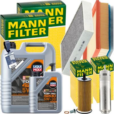 MANN-FILTER Mann Inspektionspaket+6l Liqui Moly 5w-30 Öl Passend Für Bmw 1er F20 3er F30 4er: Ölfilter 1a First Automotive: E50382 Amc Filter: To148 Ap Xenergy: X MANN-FILTER Mann Inspektionspaket+6l Liqui Moly 5w-30 Öl Passend Für Bmw 1er F20 3er F30 4er: Ölfilter 1a First Automotive: E50382 Amc Filter: To148 Ap Xenergy: X