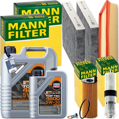 MANN-FILTER Mann Inspektionspaket+6l Liqui Moly 5w30 Öl Passend Für Bmw X3 F25 X4 F26 Xdrive: Ölfilter 1a First Automotive: E50301 Amc Filter: To155 Ap Xenergy: X MANN-FILTER Mann Inspektionspaket+6l Liqui Moly 5w30 Öl Passend Für Bmw X3 F25 X4 F26 Xdrive: Ölfilter 1a First Automotive: E50301 Amc Filter: To155 Ap Xenergy: X