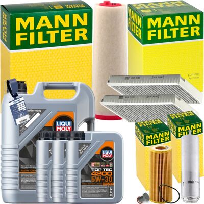 MANN-FILTER Mann Inspektionspaket+8l Liqui Moly 5w-30 Öl Passend Für Bmw E60 E61 525-30d+xd: Luftfilter 1a First Automotive: A60629 Amc Filter: Faf10221 Ap Xenerg MANN-FILTER Mann Inspektionspaket+8l Liqui Moly 5w-30 Öl Passend Für Bmw E60 E61 525-30d+xd: Luftfilter 1a First Automotive: A60629 Amc Filter: Faf10221 Ap Xenerg