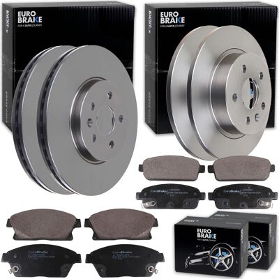 Eurobrake Bremsscheiben + Beläge Vorne + Hinten Passend Für Opel Mokka + Mokka X: Bremsscheibe A.b.s.: 18303 Abakus: 23103197 Abakus: 231031972 Aisin: Eurobrake Bremsscheiben + Beläge Vorne + Hinten Passend Für Opel Mokka + Mokka X: Bremsscheibe A.b.s.: 18303 Abakus: 23103197 Abakus: 231031972 Aisin: