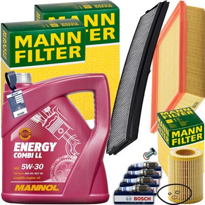 MANN-FILTER Mann Inspektionspaket+5l Mannol 5w-30 Motoröl Passend Für Bmw 3er E46 316-318ci: Verschlussschraube, Ölwanne Bmw: 11131273093 Fiat: 90545397 Opel: 652 MANN-FILTER Mann Inspektionspaket+5l Mannol 5w-30 Motoröl Passend Für Bmw 3er E46 316-318ci: Verschlussschraube, Ölwanne Bmw: 11131273093 Fiat: 90545397 Opel: 652