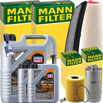 MANN-FILTER Mann Inspektionspaket+7l Liqui Moly 5w30 Motoröl Passend Für Bmw 3er E46 330d/xd: Kraftstofffilter 1a First Automotive: D20260 Amc Filter: Fff10131 As MANN-FILTER Mann Inspektionspaket+7l Liqui Moly 5w30 Motoröl Passend Für Bmw 3er E46 330d/xd: Kraftstofffilter 1a First Automotive: D20260 Amc Filter: Fff10131 As