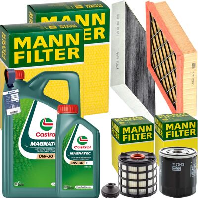 MANN-FILTER Mann Inspektionspaket+6l Castrol 0w-30 Öl Passend Für 2.0 Tdci Ford Mondeo 5: Luftfilter 1a First Automotive: A63580 Amc Filter: Faf10740 Ashika: Fa03 MANN-FILTER Mann Inspektionspaket+6l Castrol 0w-30 Öl Passend Für 2.0 Tdci Ford Mondeo 5: Luftfilter 1a First Automotive: A63580 Amc Filter: Faf10740 Ashika: Fa03