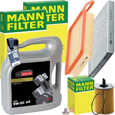 Mann Inspektionspaket Passend Für Ford Fiesta 6 / 1.4 Tdci+original 5w30 Motoröl: Filter, Innenraumluft 1a First Automotive: C30358 1a First Automotiv Mann Inspektionspaket Passend Für Ford Fiesta 6 / 1.4 Tdci+original 5w30 Motoröl: Filter, Innenraumluft 1a First Automotive: C30358 1a First Automotiv