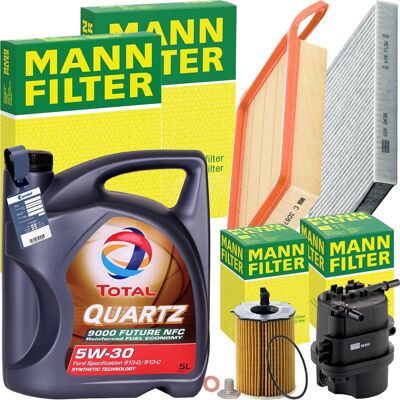 Mann Inspektionspaket+total 5w-30 Motoröl Passend Für Ford Fiesta 6 / 1.4 Tdci: Kraftstofffilter 1a First Automotive: D20243 3rg: 97204 3rg: 97215 Amc Mann Inspektionspaket+total 5w-30 Motoröl Passend Für Ford Fiesta 6 / 1.4 Tdci: Kraftstofffilter 1a First Automotive: D20243 3rg: 97204 3rg: 97215 Amc