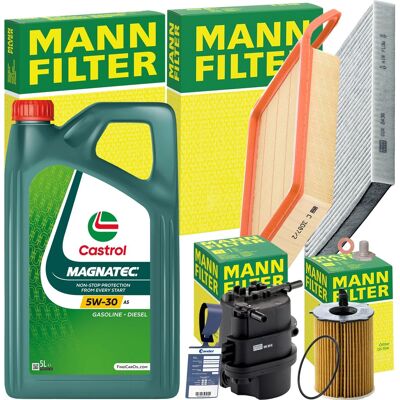 Mann Inspektionspaket+castrol 5w-30 Motoröl Passend Für Ford Fiesta 6 / 1.4 Tdci: Luftfilter 1a First Automotive: A60775 Amc Filter: Ma5635 Ap Xenergy Mann Inspektionspaket+castrol 5w-30 Motoröl Passend Für Ford Fiesta 6 / 1.4 Tdci: Luftfilter 1a First Automotive: A60775 Amc Filter: Ma5635 Ap Xenergy