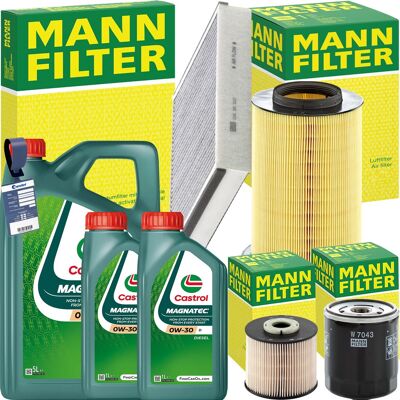 MANN-FILTER Mann Inspektionspaket+castrol 0w-30 Öl Passend Für Ford Focus 3 C-max 2.0 Tdci: Luftfilter 1a First Automotive: A63214 Amc Filter: Ma5621 Ap Xenergy: MANN-FILTER Mann Inspektionspaket+castrol 0w-30 Öl Passend Für Ford Focus 3 C-max 2.0 Tdci: Luftfilter 1a First Automotive: A63214 Amc Filter: Ma5621 Ap Xenergy: