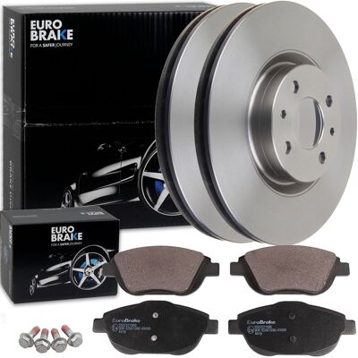 Eurobrake Bremsscheiben 283mm + Beläge Vorne Passend Für Citroen Ds3 + C3 Ii: Bremsbelagsatz, Scheibenbremse A.b.s.: 35533 A.b.s.: 37751 Abakus: 23101 Eurobrake Bremsscheiben 283mm + Beläge Vorne Passend Für Citroen Ds3 + C3 Ii: Bremsbelagsatz, Scheibenbremse A.b.s.: 35533 A.b.s.: 37751 Abakus: 23101