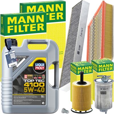 MANN-FILTER Mann Inspektionspaket+liqui 5w-40 Öl Passend Für 1.9 Tdi Ford Galaxy 130-150 Ps: Luftfilter 1a First Automotive: A60750 Amc Filter: Faf10171 Ap Xenerg MANN-FILTER Mann Inspektionspaket+liqui 5w-40 Öl Passend Für 1.9 Tdi Ford Galaxy 130-150 Ps: Luftfilter 1a First Automotive: A60750 Amc Filter: Faf10171 Ap Xenerg