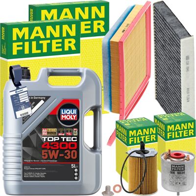 MANN-FILTER Mann Inspektionspaket+liqui 5w-30 Öl Passend Für Citroen C4 Peugeot 308 1.6 Hdi: Kraftstofffilter 1a First Automotive: D20292 3rg: 81264 3rg: 84284 Am MANN-FILTER Mann Inspektionspaket+liqui 5w-30 Öl Passend Für Citroen C4 Peugeot 308 1.6 Hdi: Kraftstofffilter 1a First Automotive: D20292 3rg: 81264 3rg: 84284 Am