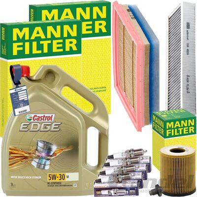 MANN-FILTER Mann Inspektionspaket+castrol 5w-30 Motoröl Passend Für Mini Cooper Bis Bj 06.04: Ölfilter 1a First Automotive: E50236 Amc Filter: Fof10142 Ap Xenergy MANN-FILTER Mann Inspektionspaket+castrol 5w-30 Motoröl Passend Für Mini Cooper Bis Bj 06.04: Ölfilter 1a First Automotive: E50236 Amc Filter: Fof10142 Ap Xenergy