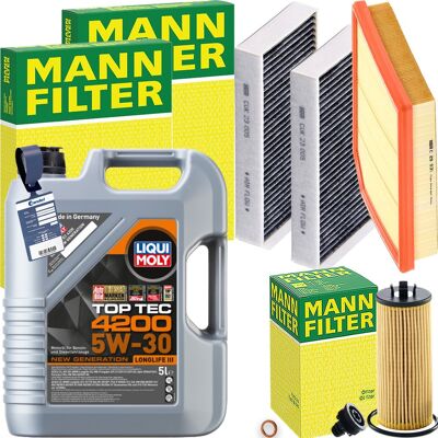MANN-FILTER Mann Inspektionspaket+liqui Moly 5w-30 Motoröl Passend Für Mini F55 F56 Bmw 2er: Filter, Innenraumluft 1a First Automotive: C302772 1a First Automotiv MANN-FILTER Mann Inspektionspaket+liqui Moly 5w-30 Motoröl Passend Für Mini F55 F56 Bmw 2er: Filter, Innenraumluft 1a First Automotive: C302772 1a First Automotiv