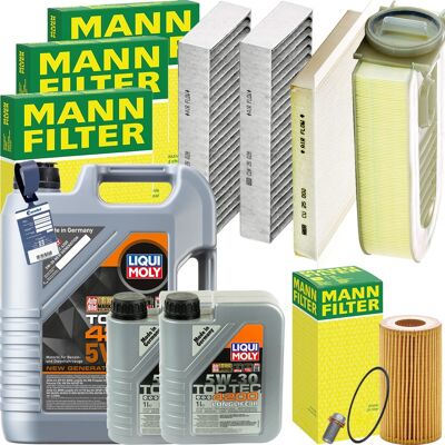 MANN-FILTER Mann Inspektionspaket+liqui Moly 5w-30 Öl Passend Für Mercedes Ml W166 250 Cdi: Ölfilter 1a First Automotive: E50312 3rg: 98502 3rg: 98507 Ackoja: A26 MANN-FILTER Mann Inspektionspaket+liqui Moly 5w-30 Öl Passend Für Mercedes Ml W166 250 Cdi: Ölfilter 1a First Automotive: E50312 3rg: 98502 3rg: 98507 Ackoja: A26