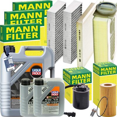 MANN-FILTER Mann Inspektionspaket+liqui 5w-30 Öl Passend Für Mercedes M Klasse W166 204 Ps: Ölfilter 1a First Automotive: E50312 3rg: 98502 3rg: 98507 Ackoja: A26 MANN-FILTER Mann Inspektionspaket+liqui 5w-30 Öl Passend Für Mercedes M Klasse W166 204 Ps: Ölfilter 1a First Automotive: E50312 3rg: 98502 3rg: 98507 Ackoja: A26