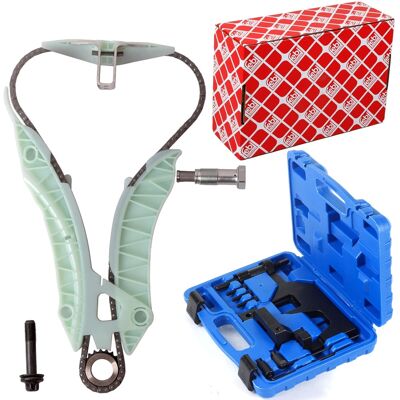 BandelOne Febi Steuerketten Satz+ Motoreinstellwerkzeug Passend Für Bmw Mini N13b16 N18b16: BandelOne Febi Steuerketten Satz+ Motoreinstellwerkzeug Passend Für Bmw Mini N13b16 N18b16: