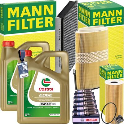 MANN-FILTER Mann Inspektionspaket+castrol 0w-40 Öl Passend Für Porsche Boxster 987 2.9-3.4 S: Ölfilter 1a First Automotive: E50398 Amc Filter: Fof10103 Blue Print MANN-FILTER Mann Inspektionspaket+castrol 0w-40 Öl Passend Für Porsche Boxster 987 2.9-3.4 S: Ölfilter 1a First Automotive: E50398 Amc Filter: Fof10103 Blue Print