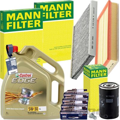 MANN-FILTER Mann Inspektionspaket+castrol 5w-30 Motoröl Passend Für Audi Tt 8n Vw Bora 1.8: Verschlussschraube, Ölwanne 3rg: 83021 Aic: 51791 Aic: 60209 Aic: 7778 MANN-FILTER Mann Inspektionspaket+castrol 5w-30 Motoröl Passend Für Audi Tt 8n Vw Bora 1.8: Verschlussschraube, Ölwanne 3rg: 83021 Aic: 51791 Aic: 60209 Aic: 7778