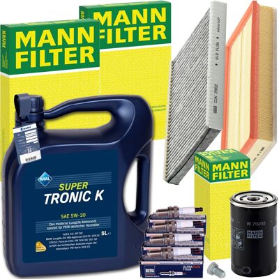 MANN-FILTER Mann Inspektionspaket+aral 5w-30 Motoröl Passend Für Audi Tt 8n Vw Bora 1.8: Verschlussschraube, Ölwanne 3rg: 83021 Aic: 51791 Aic: 60209 Aic: 77789 A MANN-FILTER Mann Inspektionspaket+aral 5w-30 Motoröl Passend Für Audi Tt 8n Vw Bora 1.8: Verschlussschraube, Ölwanne 3rg: 83021 Aic: 51791 Aic: 60209 Aic: 77789 A