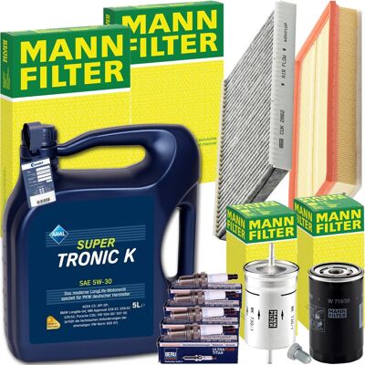 MANN-FILTER Mann Inspektionspaket+aral 5w-30 Motoröl Passend Für 1.8 T Audi Tt 8n Vw Bora: Verschlussschraube, Ölwanne 3rg: 83021 Aic: 51791 Aic: 60209 Aic: 77789 MANN-FILTER Mann Inspektionspaket+aral 5w-30 Motoröl Passend Für 1.8 T Audi Tt 8n Vw Bora: Verschlussschraube, Ölwanne 3rg: 83021 Aic: 51791 Aic: 60209 Aic: 77789