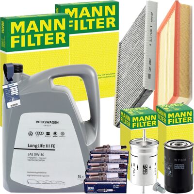 MANN-FILTER Mann Inspektionspaket Passend Für 1.8 T Audi Tt 8n Vw Bora+original 0w30 Motoröl: Verschlussschraube, Ölwanne 3rg: 83021 Aic: 51791 Aic: 60209 Aic: 77 MANN-FILTER Mann Inspektionspaket Passend Für 1.8 T Audi Tt 8n Vw Bora+original 0w30 Motoröl: Verschlussschraube, Ölwanne 3rg: 83021 Aic: 51791 Aic: 60209 Aic: 77