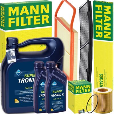 MANN-FILTER Mann Filterset+aral 5w-30 Motoröl Passend Für Bmw 135 335i 3er E90 92 1er E82 88: Luftfilter 1a First Automotive: A63351 Amc Filter: Faf10268 Blue Pri MANN-FILTER Mann Filterset+aral 5w-30 Motoröl Passend Für Bmw 135 335i 3er E90 92 1er E82 88: Luftfilter 1a First Automotive: A63351 Amc Filter: Faf10268 Blue Pri