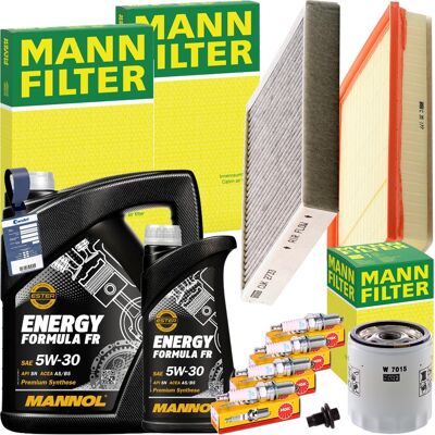 MANN-FILTER Mann Inspektionspaket+mannol 5w30 Öl Passend Für Volvo S60 80 2 V60 70 3 Xc60 T5: Zündkerze Borgwarner (beru): Z604 Bosch: 0242236663 Bosch: 024223667 MANN-FILTER Mann Inspektionspaket+mannol 5w30 Öl Passend Für Volvo S60 80 2 V60 70 3 Xc60 T5: Zündkerze Borgwarner (beru): Z604 Bosch: 0242236663 Bosch: 024223667