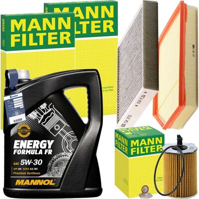 MANN-FILTER Mann Inspektionspaket+mannol 5w-30 Öl Passend Für 1.6 Volvo S60 80 Ii V60 70 Iii: Motoröl Ford: 14e8ba Ford: 15595e Ford: 155d3a Mazda: 053005tfe Mazd MANN-FILTER Mann Inspektionspaket+mannol 5w-30 Öl Passend Für 1.6 Volvo S60 80 Ii V60 70 Iii: Motoröl Ford: 14e8ba Ford: 15595e Ford: 155d3a Mazda: 053005tfe Mazd