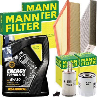 MANN-FILTER Mann Inspektionspaket+mannol 5w-30 Motoröl Passend Für Volvo S80 Ii V70 Iii 2.0: Motoröl Ford: 14e8ba Ford: 15595e Ford: 155d3a Mazda: 053005tfe Mazda MANN-FILTER Mann Inspektionspaket+mannol 5w-30 Motoröl Passend Für Volvo S80 Ii V70 Iii 2.0: Motoröl Ford: 14e8ba Ford: 15595e Ford: 155d3a Mazda: 053005tfe Mazda
