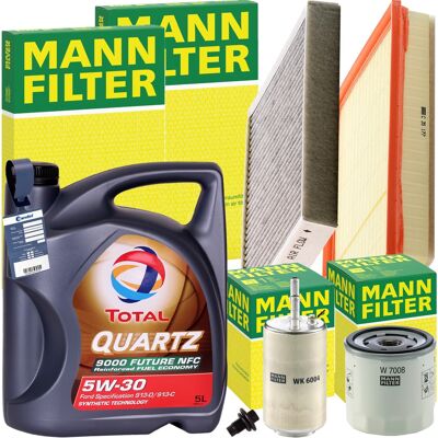 MANN-FILTER Mann Inspektionspaket+total 5w-30 Motoröl Passend Für Volvo V70 Iii T4 180 Ps: Luftfilter 1a First Automotive: A63340 Amc Filter: Faf10240 Amc Filter: MANN-FILTER Mann Inspektionspaket+total 5w-30 Motoröl Passend Für Volvo V70 Iii T4 180 Ps: Luftfilter 1a First Automotive: A63340 Amc Filter: Faf10240 Amc Filter: