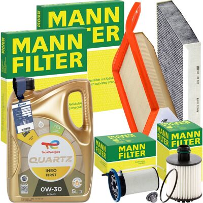 MANN-FILTER Mann Inspektionspaket+total 0w-30 Motoröl Passend Für Fiat 500 L/x 1.3d Multijet: Luftfilter 1a First Automotive: A63804 Amc Filter: Faf10944 Ap Xener MANN-FILTER Mann Inspektionspaket+total 0w-30 Motoröl Passend Für Fiat 500 L/x 1.3d Multijet: Luftfilter 1a First Automotive: A63804 Amc Filter: Faf10944 Ap Xener