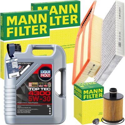 MANN-FILTER Mann Inspektionspaket+liqui Moly 5w-30 Öl Passend Für Fiat 500 Panda 312/519 1.3: Filter, Innenraumluft 1a First Automotive: C30425 1a First Automotiv MANN-FILTER Mann Inspektionspaket+liqui Moly 5w-30 Öl Passend Für Fiat 500 Panda 312/519 1.3: Filter, Innenraumluft 1a First Automotive: C30425 1a First Automotiv