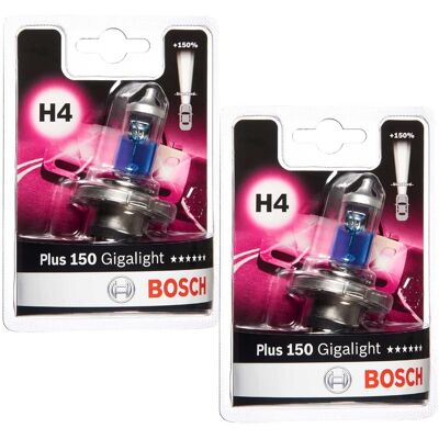 2x Bosch Plus +150% Gigalight H4 Glühlampen Satz 12v 60/55w H4 Scheinwerfer Kfz: Glühlampe, Fernscheinwerfer Toyota: 0050185 Bosch: 1987302042 Bosch: 2x Bosch Plus +150% Gigalight H4 Glühlampen Satz 12v 60/55w H4 Scheinwerfer Kfz: Glühlampe, Fernscheinwerfer Toyota: 0050185 Bosch: 1987302042 Bosch:
