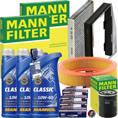 MANN-FILTER Mann Inspektionspaket+mannol 10w-40 Motoröl Passend Für 1.2 Fiat Punto 188 60ps: Luftfilter 1a First Automotive: A60409 Amc Filter: Faf10132 Ap Xenerg MANN-FILTER Mann Inspektionspaket+mannol 10w-40 Motoröl Passend Für 1.2 Fiat Punto 188 60ps: Luftfilter 1a First Automotive: A60409 Amc Filter: Faf10132 Ap Xenerg