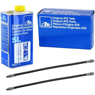 2x Ate Bremsschlauch Vorne + 1l Ate Dot 4 Für Mercedes W203 W204 W209 R171 R172: Bremsschlauch A.b.s.: Sl5185 Aic: 50930 Aic: 73899 Ate: 24514003853 A 2x Ate Bremsschlauch Vorne + 1l Ate Dot 4 Für Mercedes W203 W204 W209 R171 R172: Bremsschlauch A.b.s.: Sl5185 Aic: 50930 Aic: 73899 Ate: 24514003853 A