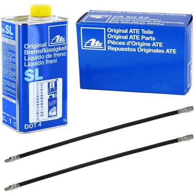 2xate Bremsschlauch Vorderachse+1l Ate Sl Dot 4 Passend Für Mercedes W169 W245: Bremsschlauch A.b.s.: Sl5825 Aic: 73898 Aravolt: Ar000507 Ate: 2451260 2xate Bremsschlauch Vorderachse+1l Ate Sl Dot 4 Passend Für Mercedes W169 W245: Bremsschlauch A.b.s.: Sl5825 Aic: 73898 Aravolt: Ar000507 Ate: 2451260