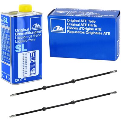 2xate Bremsschlauch Hinterachse+1l Ate Sl Dot 4 Passend Für Mercedes X164 W164: Bremsschlauch A.b.s.: Sl6079 Ate: 24512306103 Bogap: C3124120 Bosch: 1 2xate Bremsschlauch Hinterachse+1l Ate Sl Dot 4 Passend Für Mercedes X164 W164: Bremsschlauch A.b.s.: Sl6079 Ate: 24512306103 Bogap: C3124120 Bosch: 1