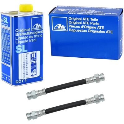 2xate Bremsschlauch Hinten+1l Ate Dot 4 Passend Für Seat Cordoba Ibiza Vw Golf 3: Bremsschlauch A.b.s.: Sl3588 Aic: 50918 Ate: 24520101363 Automega: 1 2xate Bremsschlauch Hinten+1l Ate Dot 4 Passend Für Seat Cordoba Ibiza Vw Golf 3: Bremsschlauch A.b.s.: Sl3588 Aic: 50918 Ate: 24520101363 Automega: 1