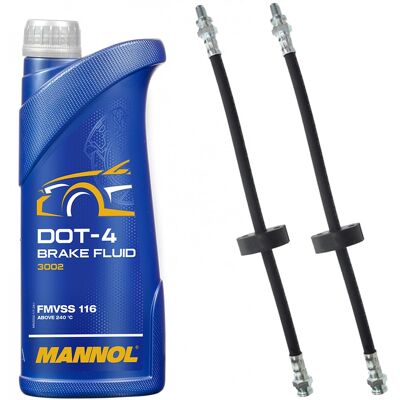 Hausmarke 2xbremsschlauch Hinten+1l Mannol Dot 4 Passend Für Smart City Crossblade 450: Bremsschlauch A.b.s.: Sl6287 Ate: 24514603303 Bosch: 1987481180 Brembo: Hausmarke 2xbremsschlauch Hinten+1l Mannol Dot 4 Passend Für Smart City Crossblade 450: Bremsschlauch A.b.s.: Sl6287 Ate: 24514603303 Bosch: 1987481180 Brembo:
