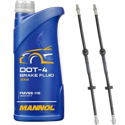 Hausmarke 2xbremsschlauch Hinten+1l Mannol Dot 4 Passend Für Ford Focus 1 (daw,dbw) (dnw): Bremsschlauch Ford: 1124059 Ford: 1148270 Ford: 98ag2282dc Car: Tf762 Hausmarke 2xbremsschlauch Hinten+1l Mannol Dot 4 Passend Für Ford Focus 1 (daw,dbw) (dnw): Bremsschlauch Ford: 1124059 Ford: 1148270 Ford: 98ag2282dc Car: Tf762