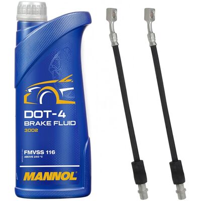Hausmarke 2xbremsschlauch Vorne+1l Mannol Dot 4 Passend Für Opel Corsa C Tigra X01 X04: Bremsschlauch A.b.s.: Sl5596 Ate: 24525602983 Automega: 120078710 Bosch: Hausmarke 2xbremsschlauch Vorne+1l Mannol Dot 4 Passend Für Opel Corsa C Tigra X01 X04: Bremsschlauch A.b.s.: Sl5596 Ate: 24525602983 Automega: 120078710 Bosch: