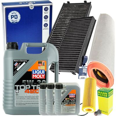 MEYLE Filterset Inspektionspaket+liqui Moly 5w30 Öl Passend Für Bmw X5 E70 3.0d Xdrive: Verschlussschraube, Ölwanne Bmw: 11137535106 Febi Bilstein: 100551 F MEYLE Filterset Inspektionspaket+liqui Moly 5w30 Öl Passend Für Bmw X5 E70 3.0d Xdrive: Verschlussschraube, Ölwanne Bmw: 11137535106 Febi Bilstein: 100551 F