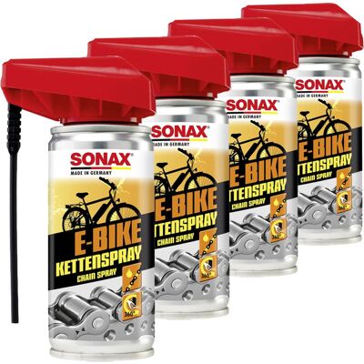 4x Sonax E-bike Kettenspray Mit Easyspray 100ml Kettensprühfett E Bike Ketten: Artikelnr.: 08721000 4x Sonax E-bike Kettenspray Mit Easyspray 100ml Kettensprühfett E Bike Ketten: Artikelnr.: 08721000