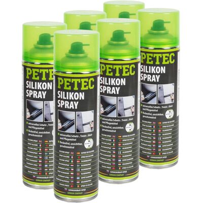 PETEC - 70850 - 500 ml - Metall Kunststoff Gummi - Silicone spray PETEC - 70850 - 500 ml - Metall Kunststoff Gummi - Silicone spray