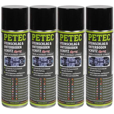 PETEC - Steinschlag- & Unterbodenschutz schwarz - Spray PETEC - Steinschlag- & Unterbodenschutz schwarz - Spray