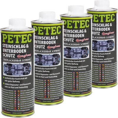4x1l Petec Steinschlag Unterbodenschutz Kautschuk Saugdose Überlackierbar Black: Art.-nr. 73210 4x1l Petec Steinschlag Unterbodenschutz Kautschuk Saugdose Überlackierbar Black: Art.-nr. 73210
