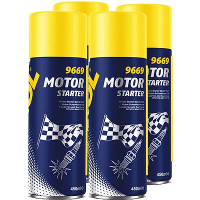 SCT - MANNOL 4x 450ml Mannol Motor Starter Spray Kalt-starthilfe Starter Sartpilot Kaltstart: SCT - MANNOL 4x 450ml Mannol Motor Starter Spray Kalt-starthilfe Starter Sartpilot Kaltstart: